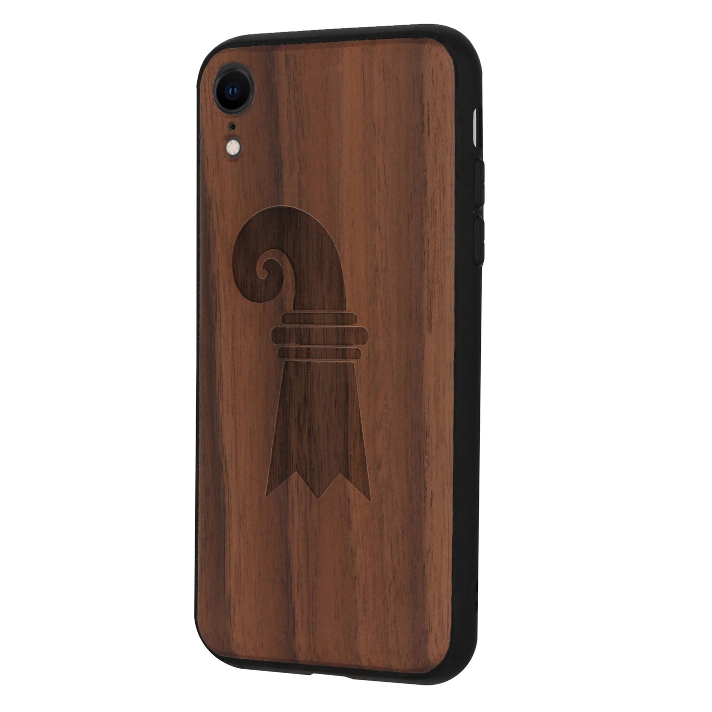 Baslerstab Eden Case aus Nussholz für das iPhone XR