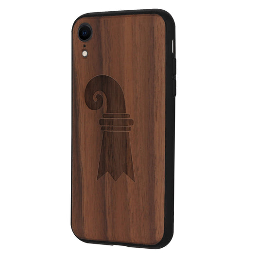 Baslerstab Eden Case made with Walnut Wood for the iPhone XR