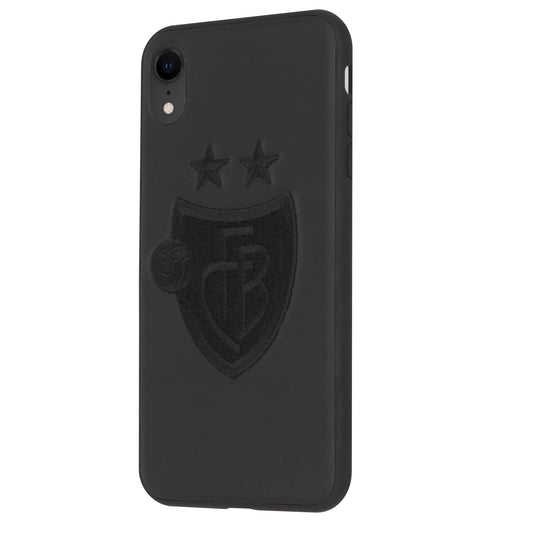FC Basel 1K Stitch Case for the iPhone XR (Black-on-Black)