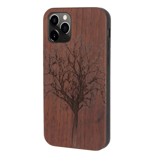 "Tree of Life" Eden Case made with Walnut Wood for the iPhone 11 Pro Max