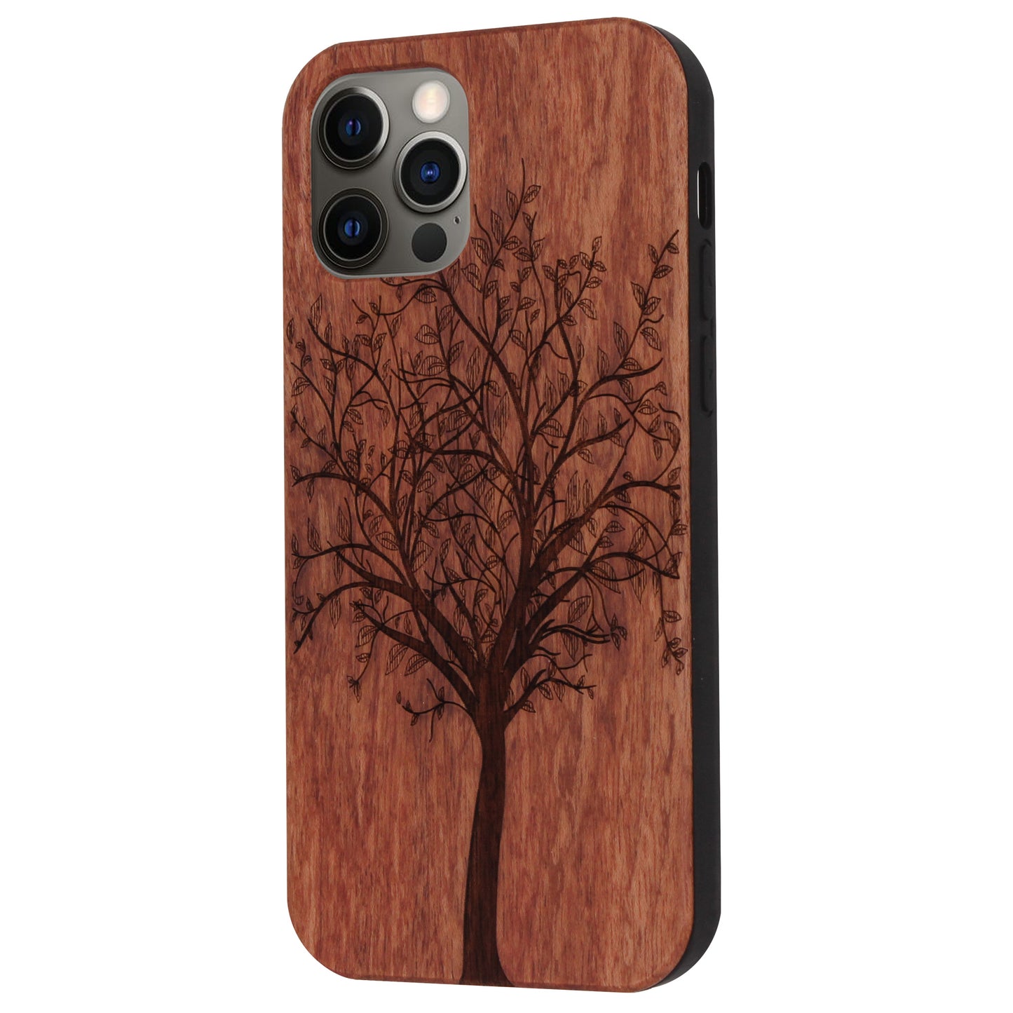 "Tree of Life" Eden Case made with Rosewood for the iPhone 12 / 12 Pro
