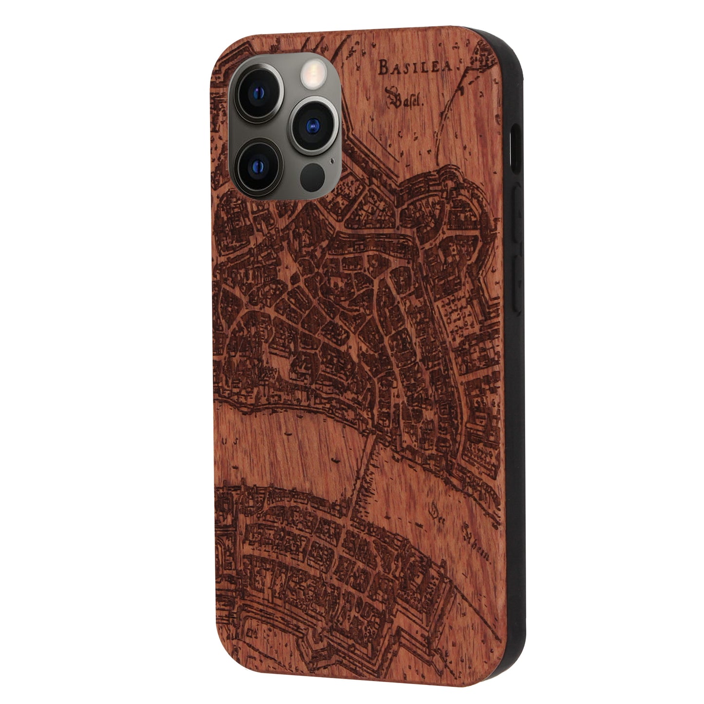 Basel Merian Eden Case aus Rosenholz für das iPhone 12 / 12 Pro