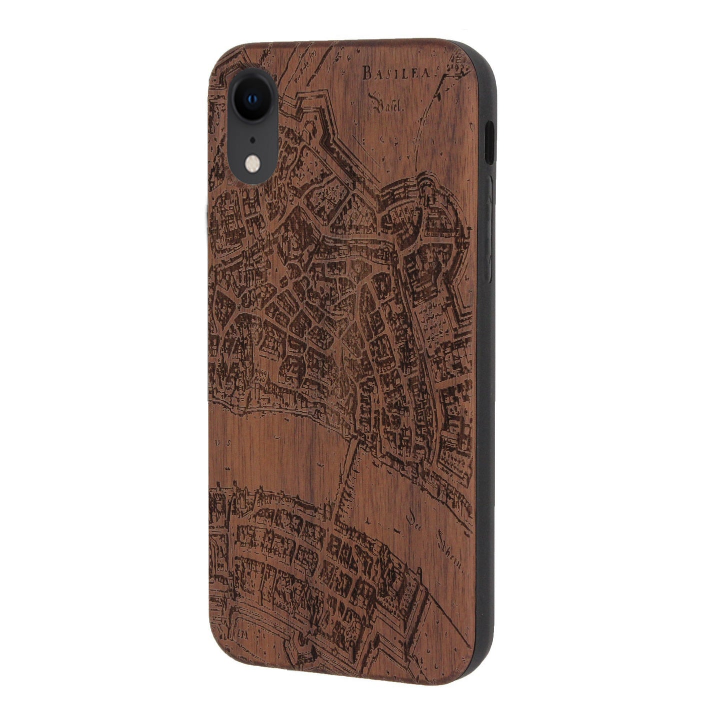 Basel Merian Eden Case aus Nussbaumholz für das iPhone XR