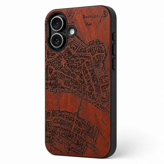 Basel Merian Eden Case aus Rosenholz für das iPhone 17 mit MagSafe