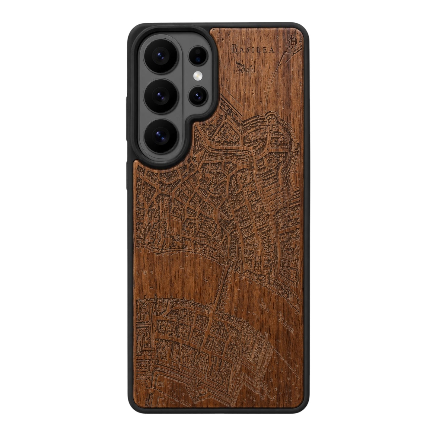 Basel Merian Eden Case aus Nussbaumholz für das Samsung Galaxy S26 Ultra mit MagSafe