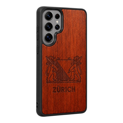 Zürich Wappen Eden Case aus Rosenholz für das Samsung Galaxy S26 Ultra mit MagSafe