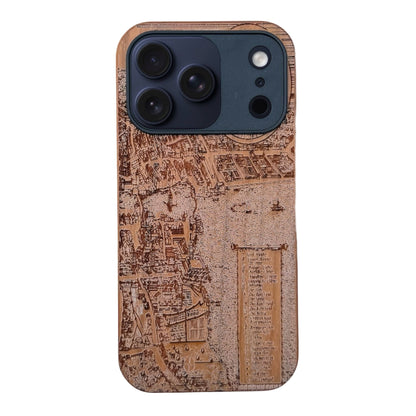 Zürich Merian Eden Case aus Kirschholz iPhone 17 Pro