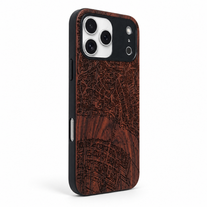 Basel Merian Eden Case made with Rosewood for the iPhone 17 Pro