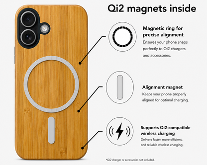 Eden Bamboo Case for iPhone 17 with MagSafe