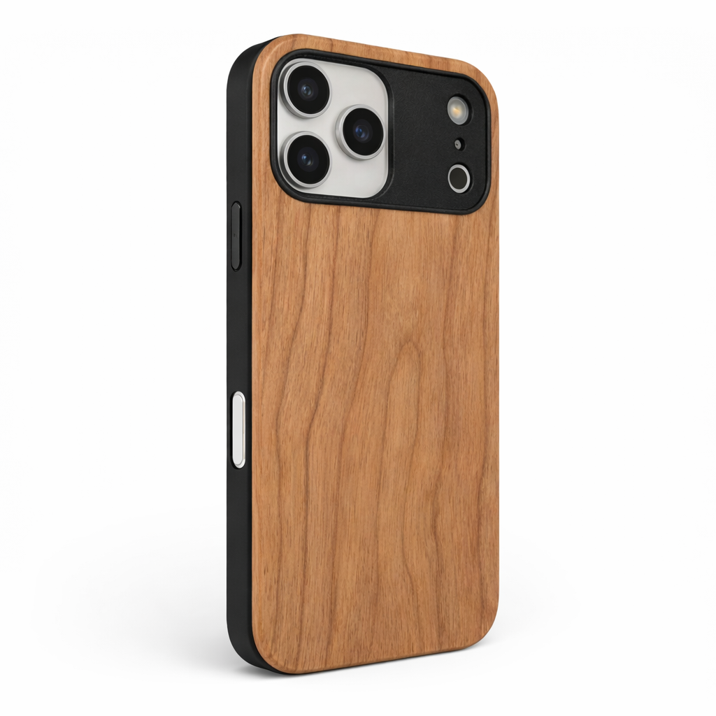 Eden Case made with Cherry Wood for the iPhone 17 Pro