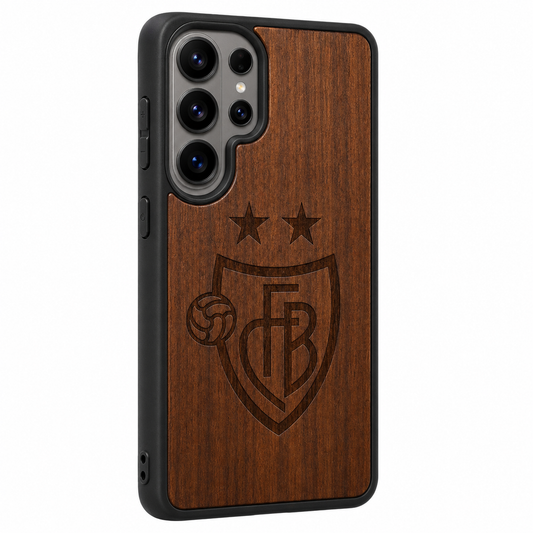 FCB Eden Case aus Nussbaumholz für das Samsung Galaxy S26 Ultra mit MagSafe
