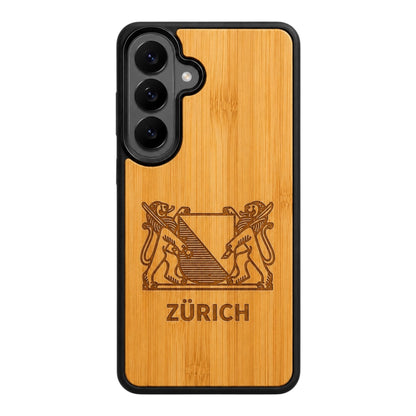 Zürich Wappen Eden Case aus Bambus für das Samsung Galaxy S26 mit MagSafe