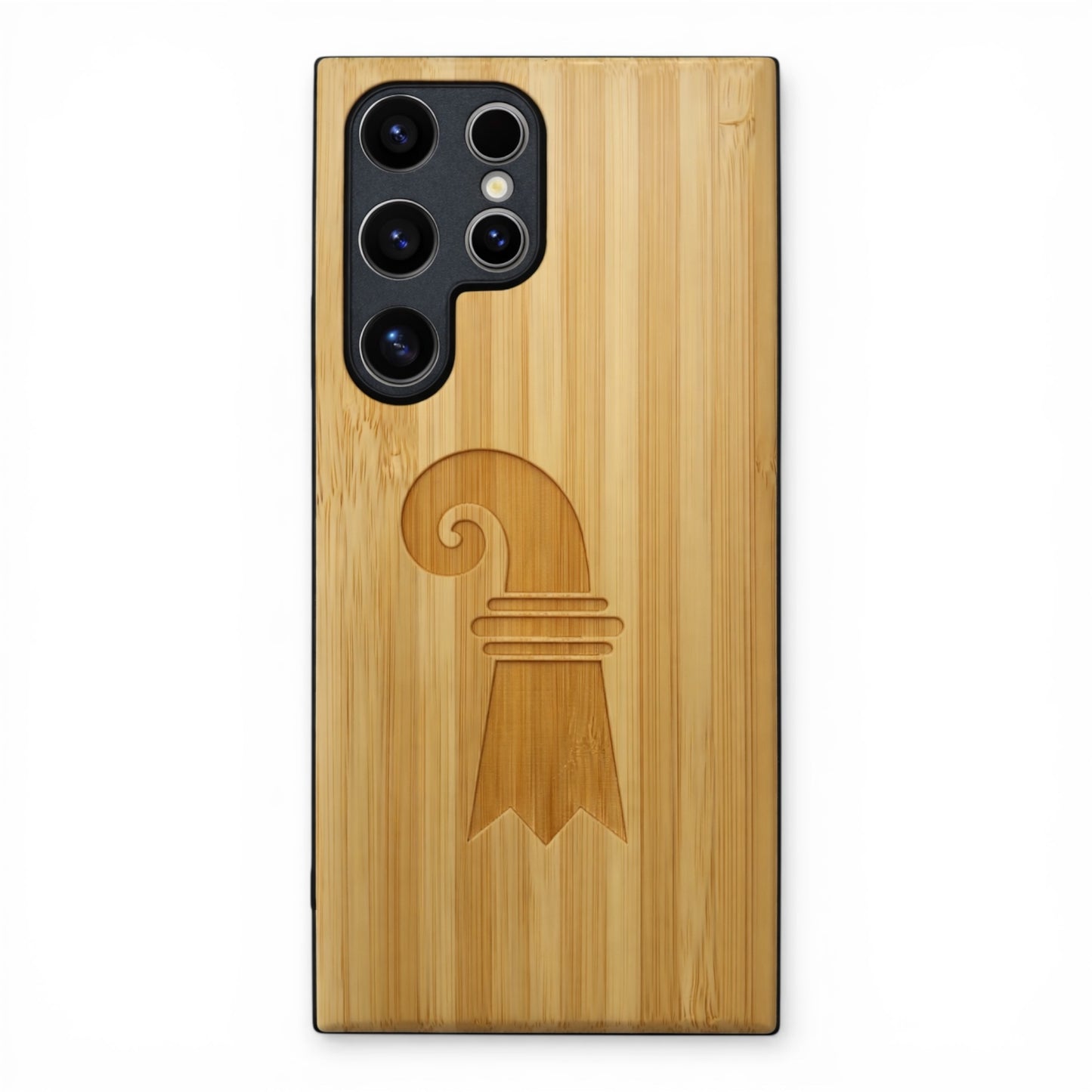 Eden Case Baslerstab aus Bambus für das Samsung Galaxy S23 Ultra