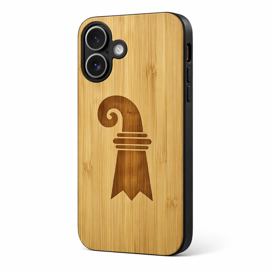 Baslerstab Eden Case made with Bamboo for the iPhone 16 with MagSafe