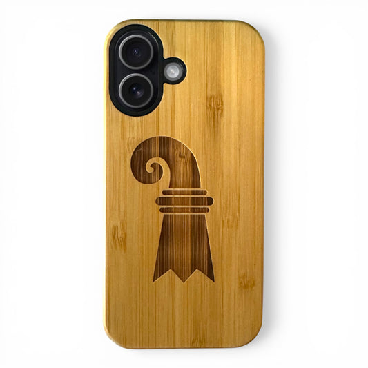 Baslerstab Eden Case made with Bamboo for the iPhone 16 with MagSafe