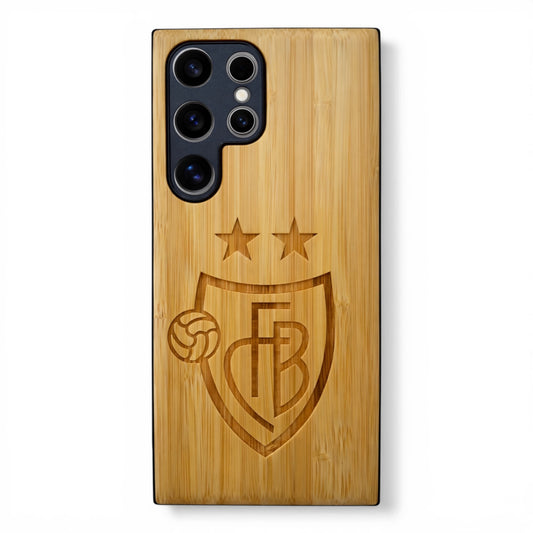Eden Case FC Basel aus Bambus für das Samsung Galaxy S23 Ultra