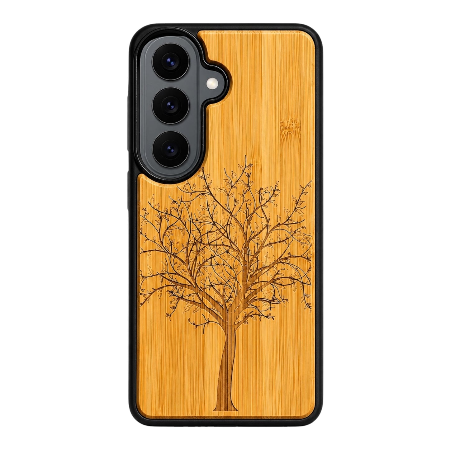 Lebensbaum Eden Case aus Bambus für das Samsung Galaxy S26 mit MagSafe