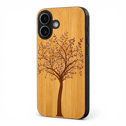 Tree of Life Eden Case made with Bamboo for the iPhone 16 with MagSafe
