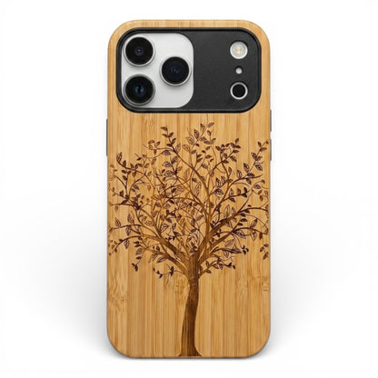 Lebensbaum Eden Case aus Bambus für das iPhone 17 Pro Max mit MagSafe