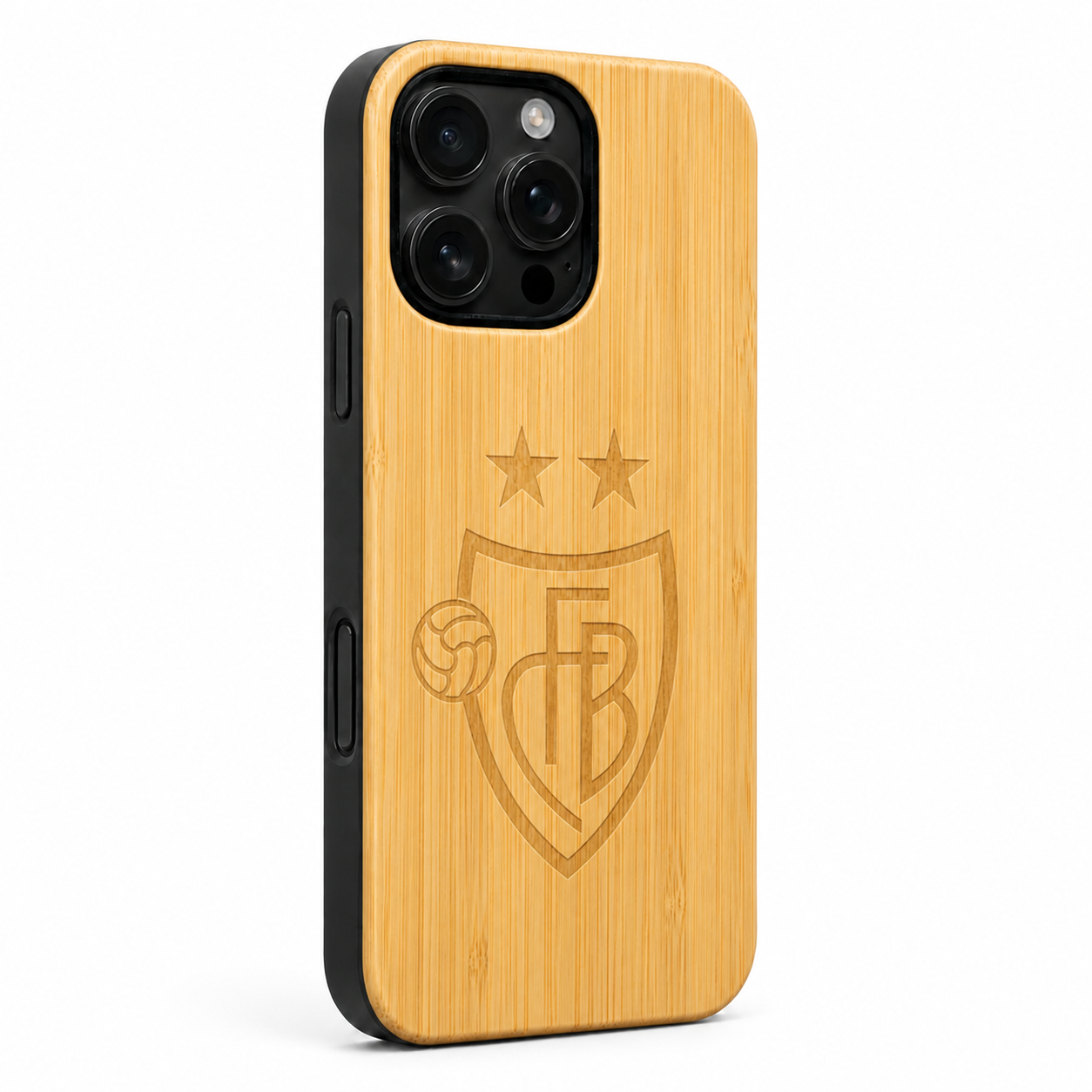 FC Basel Eden Case aus Bambus für das iPhone 16 Pro mit MagSafe