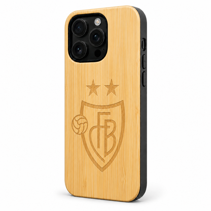 FC Basel Eden Case aus Bambus für das iPhone 16 Pro mit MagSafe