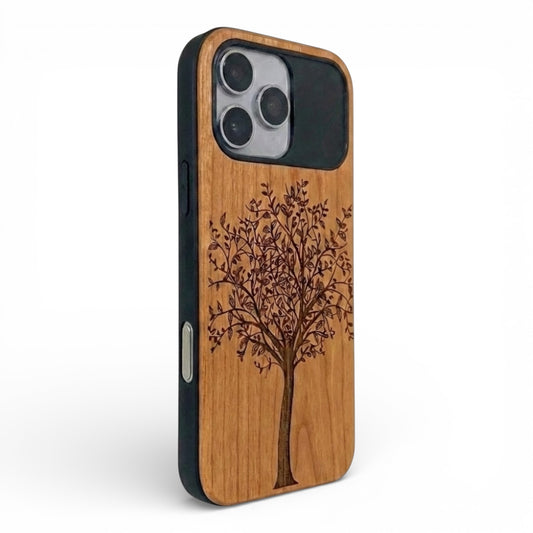 Tree of Life Eden Case made with Cherry Wood for the iPhone 17 Pro Max