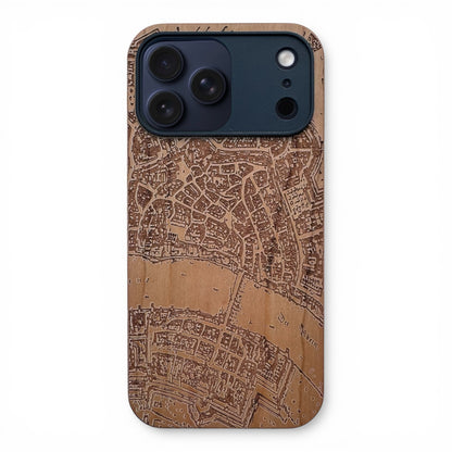 Basel Merian Eden Case made with Cherry Wood for the iPhone 17 Pro