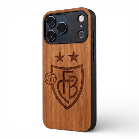 FC Basel Eden Case made with Cherry Wood for the iPhone 17 Pro Max