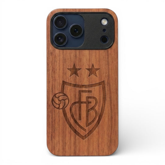 FC Basel Eden Case made with Cherry Wood for the iPhone 17 Pro Max