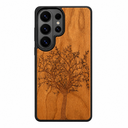 Lebensbaum Eden Case aus Kirschholz für das Samsung Galaxy S26 Ultra mit MagSafe