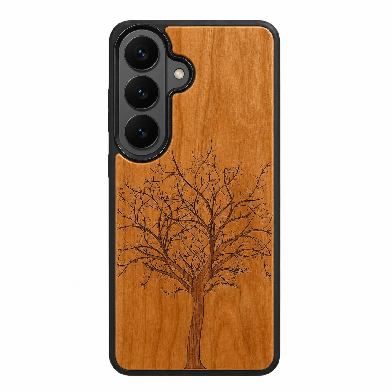 Lebensbaum Eden Case aus Kirschholz für das Samsung Galaxy S26 mit MagSafe