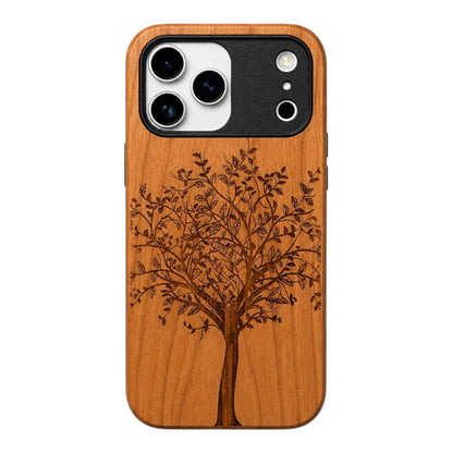 Tree of Life Eden Case made with Cherry Wood for the iPhone 17 Pro