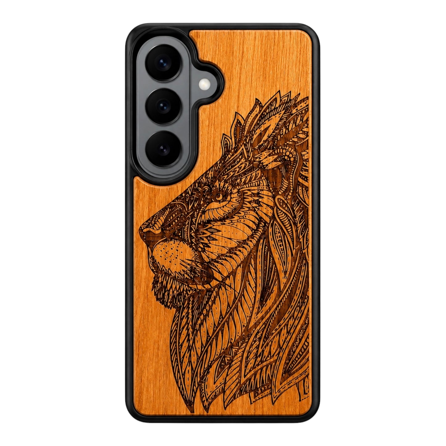 Löwe Eden Case aus Kirschholz für das Samsung Galaxy S26 mit MagSafe
