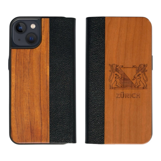 Kirschholz Zürich Wappen Eden Wallet Case für das iPhone 13/14/16E