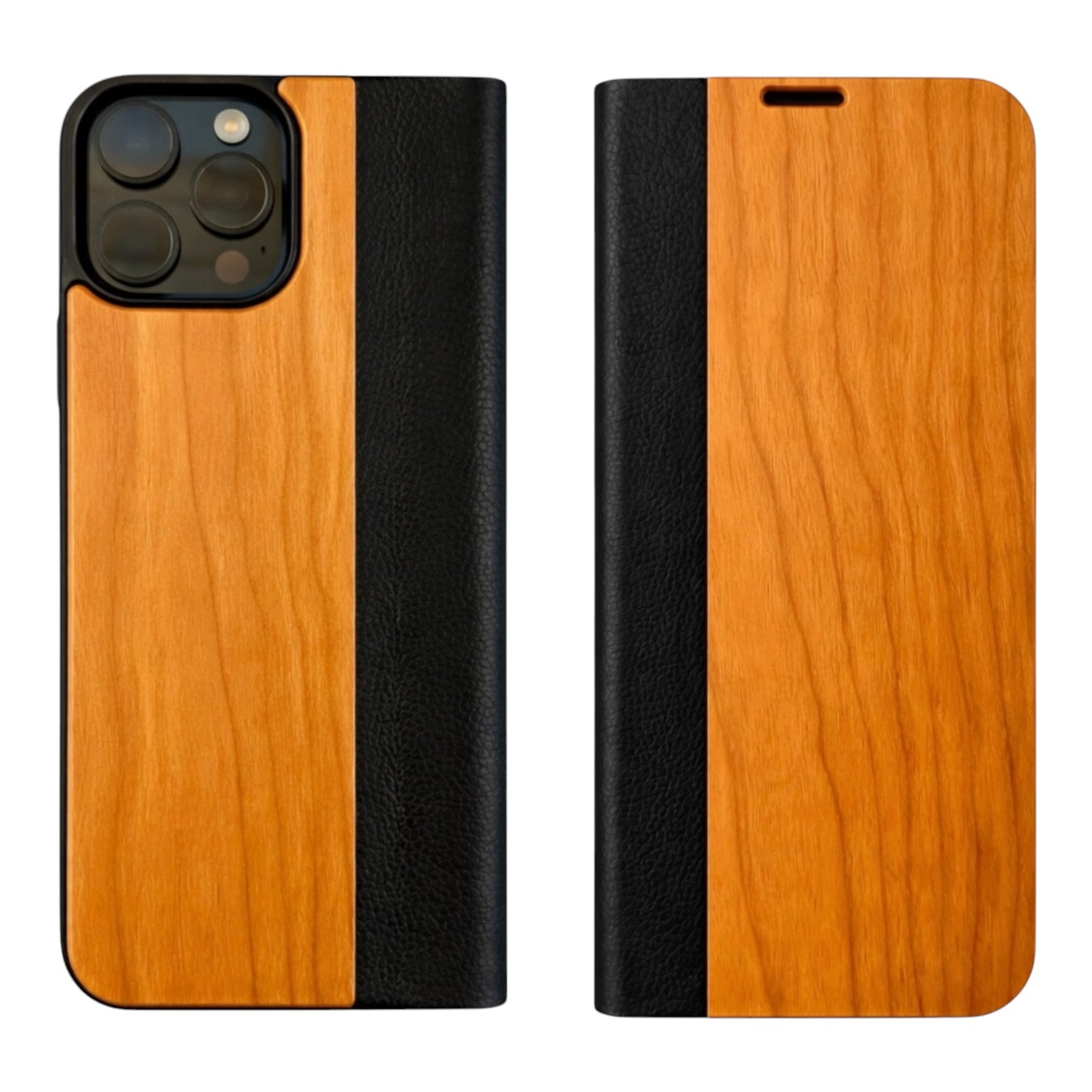 Eden Wallet Case aus Kirschholz für das iPhone 16 Pro