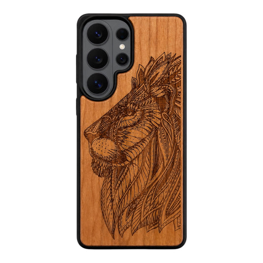 Löwe Eden Case aus Kirschholz für das Samsung Galaxy S26 Ultra mit MagSafe