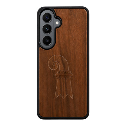 Baslerstab Eden Case aus Nussbaumholz für das Samsung Galaxy S26 mit MagSafe