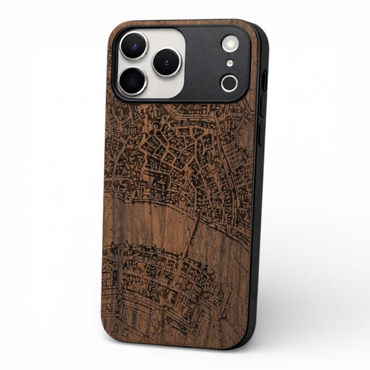 Basel Merian Eden Case made with Walnut Wood for the iPhone 17 Pro Max