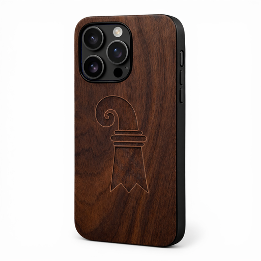 Baslerstab Walnut Wood Case for iPhone 16 Pro Max with MagSafe