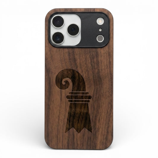 Baslerstab Eden Case made with Walnut Wood for the iPhone 17 Pro Max