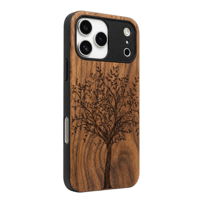 Tree of Life Eden Case made with Walnut Wood for the iPhone 17 Pro