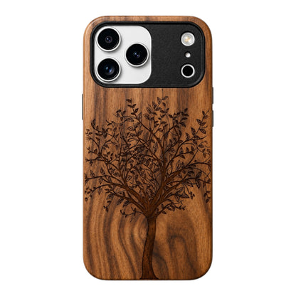 Tree of Life Eden Case made with Walnut Wood for the iPhone 17 Pro