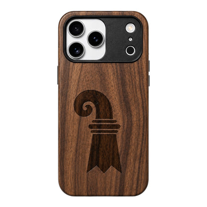 Baslerstab Eden Case made with Walnut Wood for the iPhone 17 Pro