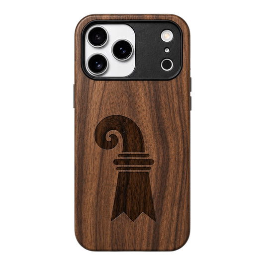 Baslerstab Eden Case made with Walnut Wood for the iPhone 17 Pro