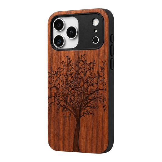 Lebensbaum Eden Case aus Rosenholz für das iPhone 17 Pro mit MagSafe