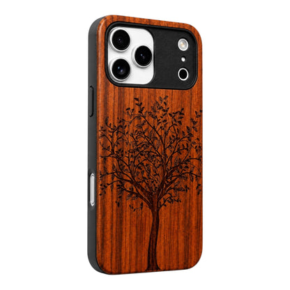 Tree of Life Eden Case made with Rose Wood for the iPhone 17 Pro