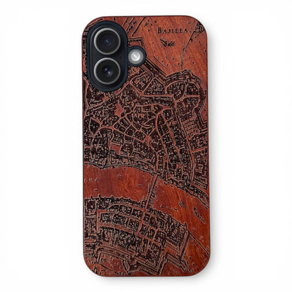 Basel Merian Eden Case aus Rosenholz für das iPhone 17 mit MagSafe