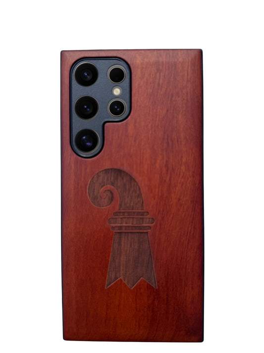 Eden Case Baslerstab aus Rosenholz für das Samsung Galaxy S23 Ultra