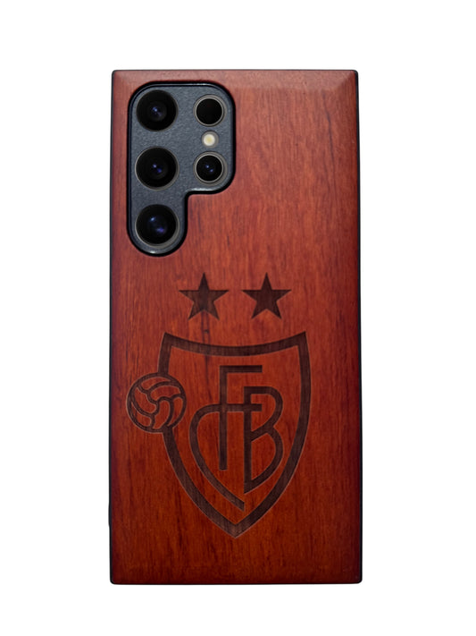 Eden Case FCB aus Rosenholz für das Samsung Galaxy S23 Ultra