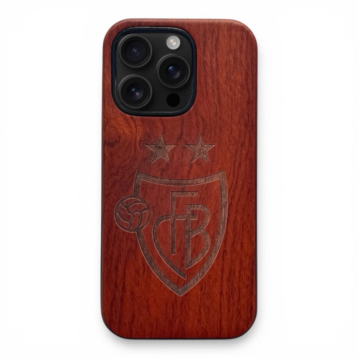 FC Basel Eden Case aus Rosenholz für das iPhone 16 Pro Max mit MagSafe
